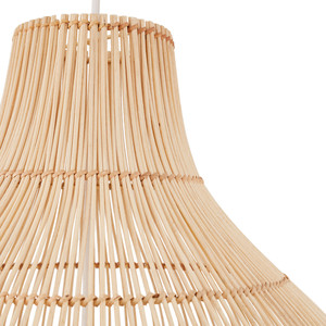 NhatMinh Handmade Woven Rattan Cone-Shaped Powder-Coated Lightweight Eco-Friendly Modern Luxury Chandelier-Style Ceiling Pendant - Product Image 2