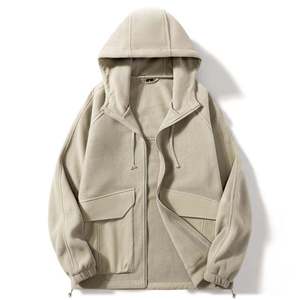Custom Men's 100% Cotton <b>Zip</b> Up Hoodie Full Zipper <b>Hooded</b> Sweatshirt Casual Streetwear Custom Logo OEM ODM Wholesale - Product Image 6