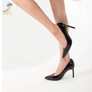 Zapatos de Fiesta de Tacón de 9 cm con Punta Puntiaguda de Alta Calidad, Fabricados en Vietnam, Duraderos, de PU, Sin Cordones, para Eventos Nocturnos, Fabricante Profesional - Product Image 3