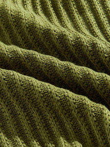 Pull en tricot pour homme avec logo et nom de marque brodés sur mesure, 100% coton, col rond, pull en tricot décontracté pour homme - Product Image 3