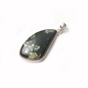 Colgante de Piedra Preciosa Cabujón con Forma Elegante al por Mayor - Joyería de Plata de Ley 925 con Escritura China - Product Image 2