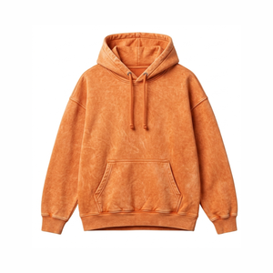 Sudadera con Capucha de Diseño Personalizado, Estilo Vintage, Lavado Ácido, Informal, Urbana, Suave, 100% Algodón, Oversize, Ecológica y Cómoda - Product Image 1
