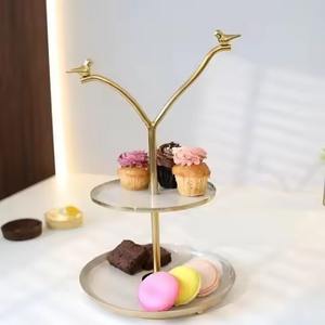 ชั้นวางขนมหวานโลหะดีไซน์ทันสมัยสำหรับงานกาล่าขององค์กรและงานพิเศษ - Product Image 4