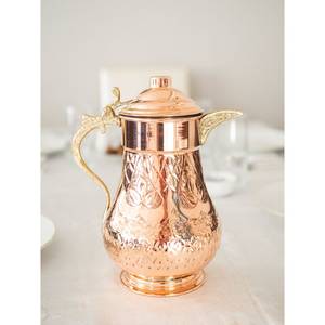 Handmade Copper Water Pitcher Decorative <b>Jug</b> with Handle and Spout Large Capacity for Home Kitchen Dining Room Business Gift - Product Image 1