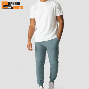 Wholesale High Quality Custom Print Logo <b>Trousers</b> Cotton Fleece Plain Dyed Plus Size Quick Dry Breathable Eco-Friendly Men Pants - Product Image 2