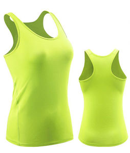 Débardeurs pour femmes de haute qualité personnalisés, débardeurs d'été pour l'entraînement et le yoga, sans manches, 100% coton, séchage rapide - Product Image 2