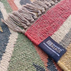 Bold Tradition 052 Tapis et ensembles Tapis et tapis de sol en laine douce et jute Kilim - Product Image 4