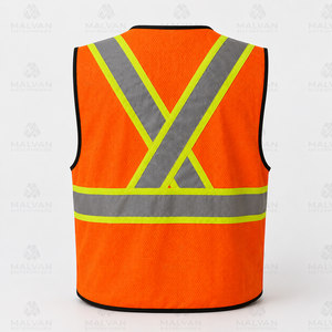 Chaqueta de Trabajo Reflectante de Alta Visibilidad para Electricista, con Impresión en Relieve, Bolsillo para Llaves, de Poliéster Resistente al Desgaste - Product Image 2