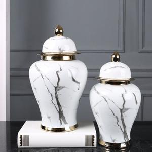 Premium Quality Metal Storage <b>Jar</b> Set With Gold Finished Lid And Hand Painted Bird Floral Artwork <b>Ginger</b> <b>Jars</b> Luxury Containers - Product Image 6