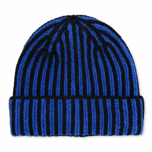 Gorro de Punto Acrílico Personalizado con Rayas, Unisex, Cálido, Gorro de Invierno de Punto Acrílico, Gorro de Punto Clásico, Gorro de Invierno Suave - Product Image 1