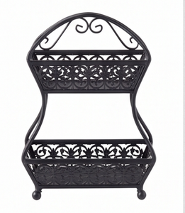 Elegant Metal Storage <b>Basket</b> With Handle Rectangle Shape For Neatening Multi-Purpose Use Stylish Home Essential - Product Image 4