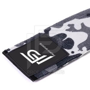 Unisex High Neoprene <b>Knee</b> Wraps Custom Logo Sports <b>Compression</b> Straps for Fitness Weightlifting Gym Safety Equipment - Product Image 6