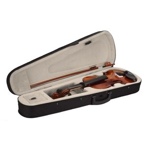 Custodia per violino acustico fatta a mano per studenti con resina naturale e archetto in fibra di carbonio - Product Image 4