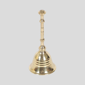 Antique Nautical Vintage Brass Hand Bell Golden Polished Metal Brass Bell For Puja Use At Wholesale Price - Product Image 2