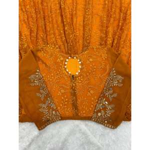 ชุดราตรี anarkali ชุดราตรีและกางเกงมีสไตล์สำหรับใส่ไปงานปาร์ตี้ - Product Image 1