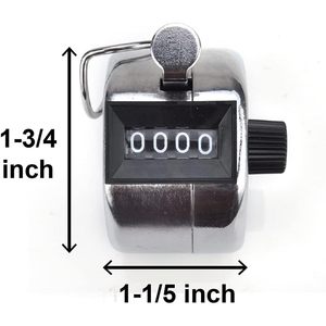 เคาน์เตอร์นับเลข2025แบบโลหะมีการคลิกที่เคาน์เตอร์ตักแบบกลไก4หลักเคาน์เตอร์หมายเลขกอล์ฟ - Product Image 3