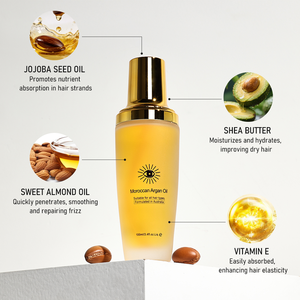 <span class=keywords><strong>Aceite</strong></span> Capilar <span class=keywords><strong>de</strong></span> Argán Marroquí Natural para Reparación <span class=keywords><strong>de</strong></span> Cabello Dañado, con Logotipo Personalizado <span class=keywords><strong>de</strong></span> Marca Privada, Venta al Por Mayor, para Cabello Encrespado - Product Image 1