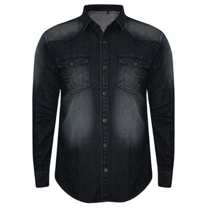 <b>Men's</b> Denim <b>Shirt</b> <b>Long</b> <b>Sleeve</b> <b>Casual</b> Wholesale OEM Bulk Quantity Fashionable <b>Shirt</b> Export Oriented High Quality Custom Design - Product Image 6