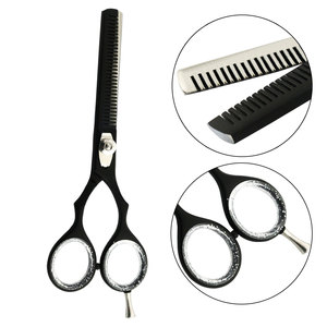 Professional Hair Scissors Stainless Steel Sharp <b>Blade</b> Long Handle Right Handed For <b>Barber</b> Use Low MOQ Training Use <b>Barber</b> Curvd - Product Image 6