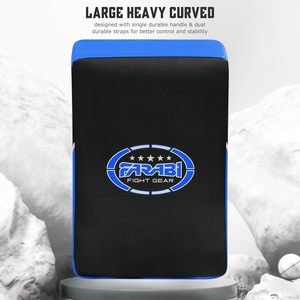 Cible de frappe en cuir PU EVA Farabi, durable, écologique et souple, pour entraînement de boxe, MMA, Muay Thai - Product Image 5