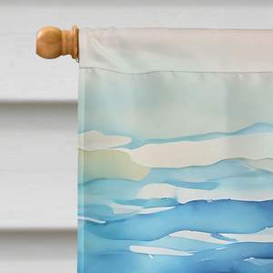 ขนาดใหญ่หลากสีเสาระเบียงตกแต่งลานแบนเนอร์งานศิลปะธงบ้าน Manatee แขวนผนังทำจากโพลีเอสเตอร์ขนาดบ้าน - Product Image 3