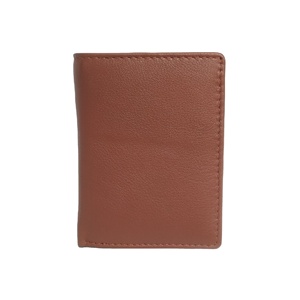 Cartera Compacta Delgada de Cuero Vacuno con Triple Pliegue, Caja de Regalo Personalizada, Tarjetero con Protección RFID, Monedero para Hombre, Venta al Por Mayor - Product Image 1