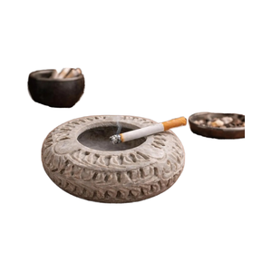 ที่เขี่ยบุหรี่ทำจากหินสบู่ทำมือ |   ที่เขี่ยบุหรี่หินธรรมชาติ งานแกะสลักฝีมือช่าง คุณภาพส่งออก ที่เขี่ยบุหรี่หินสบู่ - Product Image 1