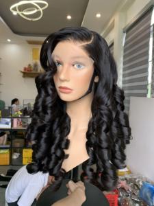 Extensiones de cabello humano vietnamita Peluca ondulada hinchable y estilos de encaje disponibles en varias longitudes 8 "20" 28 "30" 36" - Product Image 3