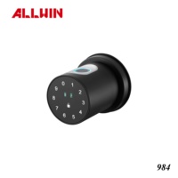 Réseau WiFi serrures de porte numériques intelligentes contrôlées par APP carte de code d'empreinte digitale électronique pêne dormant verre aluminium bois