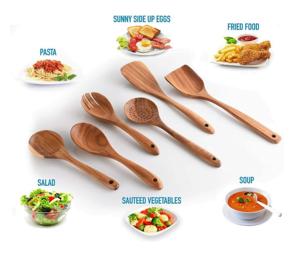 Nouvel ensemble d'ustensiles à salade écologiques, compatibles lave-vaisselle, pour la cuisine domestique, fabriqué en Inde - Product Image 3