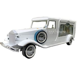 Vente en gros de chariots de transport modernes pour chevaux blancs, corbillard funéraire pour salons funéraires - Product Image 1