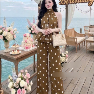 ชุดเซ็ตสองชิ้นลำลองสำหรับฤดูร้อน ผ้าฝ้ายเนื้อนุ่มสบาย เป็นมิตรต่อสิ่งแวดล้อม ซักได้ รับสั่งทำตามแบบ - Product Image 6