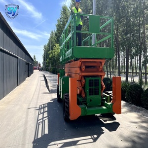 Plateforme de travail aérien tout-terrain à ciseaux autopropulsée diesel - Product Image 3