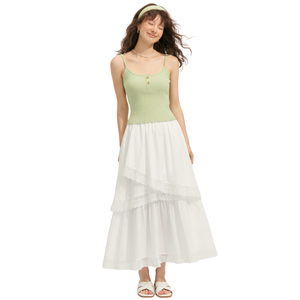 Camiseta sin mangas de punto acanalado con botones para mujer, top ajustado sin mangas con tela transpirable, venta al por mayor de moda personalizada OEM ODM - Product Image 1