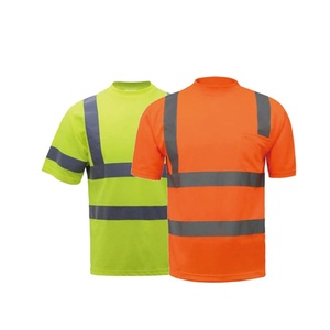 AWARTEN INTERNATIONAL Ropa de Seguridad para Obras de Construcción de Verano, ANSI Clase 1, Secado Rápido, Transpirable, Reflectante, Manga Corta - Product Image 2