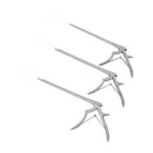 Juego de instrumentos quirúrgicos ortopédicos Kerrison Rongeur de acero inoxidable, rongeurs para huesos de 90, 110 y 130 grados. - Product Image 3