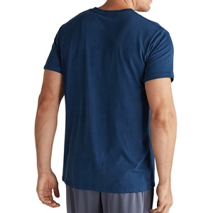 Nouvelles chemises décontractées pour hommes à manches courtes pour l'hiver 100% coton brodé en gros 100% coton T-Shirts - Product Image 2