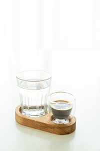 Natural Solid Wood Serving Tray Cup Holder And Sugar <b>Cubes</b> Slot for Home Kitchen Restaurant and Cafe Display and <b>table</b> serving - Product Image 4