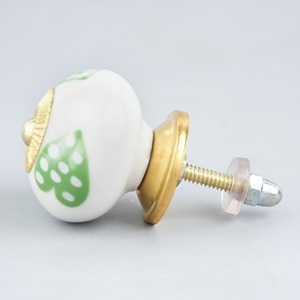 Handmade Premium Quality Green <b>Ceramic</b> Soft <b>Drawer</b> <b>Knobs</b> Dresser Cabinet Pulls Kitchen Cupboard Exterior Warehouse Handles - Product Image 3