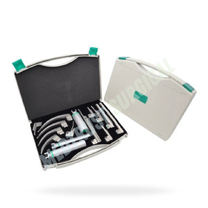 High Quality Stainless Steel <b>Electric</b> Laryngoscopes Set Custom Made Reusable Unique Style - Product Image 2