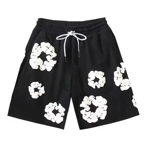 Pantalones Cortos Deportivos de Felpa 100% Algodón para Hombre, Personalizados, Estilo Terry, para Gimnasio, Ropa Urbana, Verano, Casual - Product Image 1