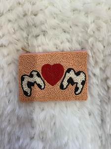 Porte-monnaie perlé fait main avec fermeture éclair, étui à bijoux, pochette brodée avec logo personnalisé, cadeau, accessoire de voyage - Product Image 6