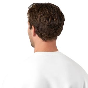 เสื้อสเวตเชิ้ตคอกลมสีขาวสำหรับผู้ชาย เสื้อผ้าลำลองแบบสวมหัว แขนยาว เหมาะสำหรับออกกำลังกาย แฟชั่นฤดูหนาว เสื้อฮู้ดดี้ - Product Image 4