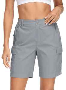Shorts de bain décontractés sublimés en polyester, élégants et polyvalents, pour l'été et toutes les saisons, flexibles, pour la randonnée, pour femmes - Product Image 6