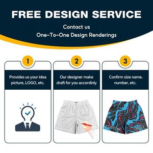 Custom Men's Sport Shorts Sublimation Print Breathable <b>Mesh</b> Elastic Waist Short Length With Logo Design - Product Image 6