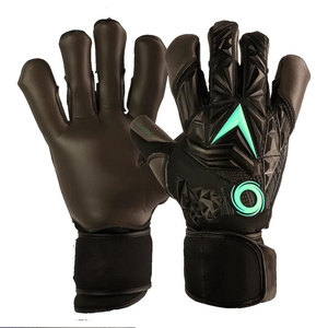 Guantes de Portero de Fútbol Personalizados, Dedos Completos, Diseño de Grietas, Cuero PU, Cierre de Velcro, Unisex, Transpirables, Antideslizantes - Product Image 2