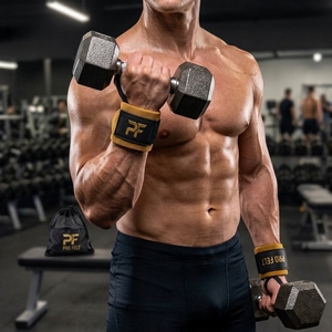 100% High Quality Breathable Nylon Custom Stretchy Elastic Durable Wrist Wraps Fitness Workout Gym Safety Wrist Stability <b>Straps</b> - Product Image 3