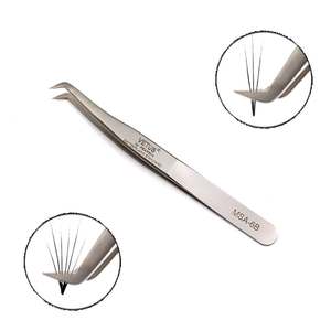[Private Label] High Precision All In One tweezer Vetus Silver Eyelash Extension Tweezers Anti-static Premium Stainless - Product Image 4