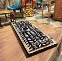 Nueva Bandeja de Madera de Diseño para Guardar Chocolates, Diseño Floral, Hecha a Mano, Moderna, de Lujo, Multifuncional, para Sala de Estar, Bodas, Ramadán, Eid
