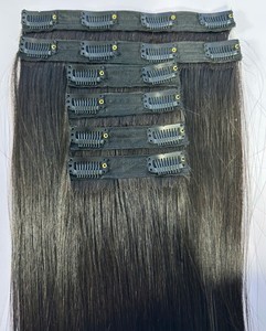 High Quality 6-32 Inch Loose Deep Wave Remy Virgin Hair Extensions Clip-in for Women Cuticle Aligned Straight & Curly Styles - Product Image 4